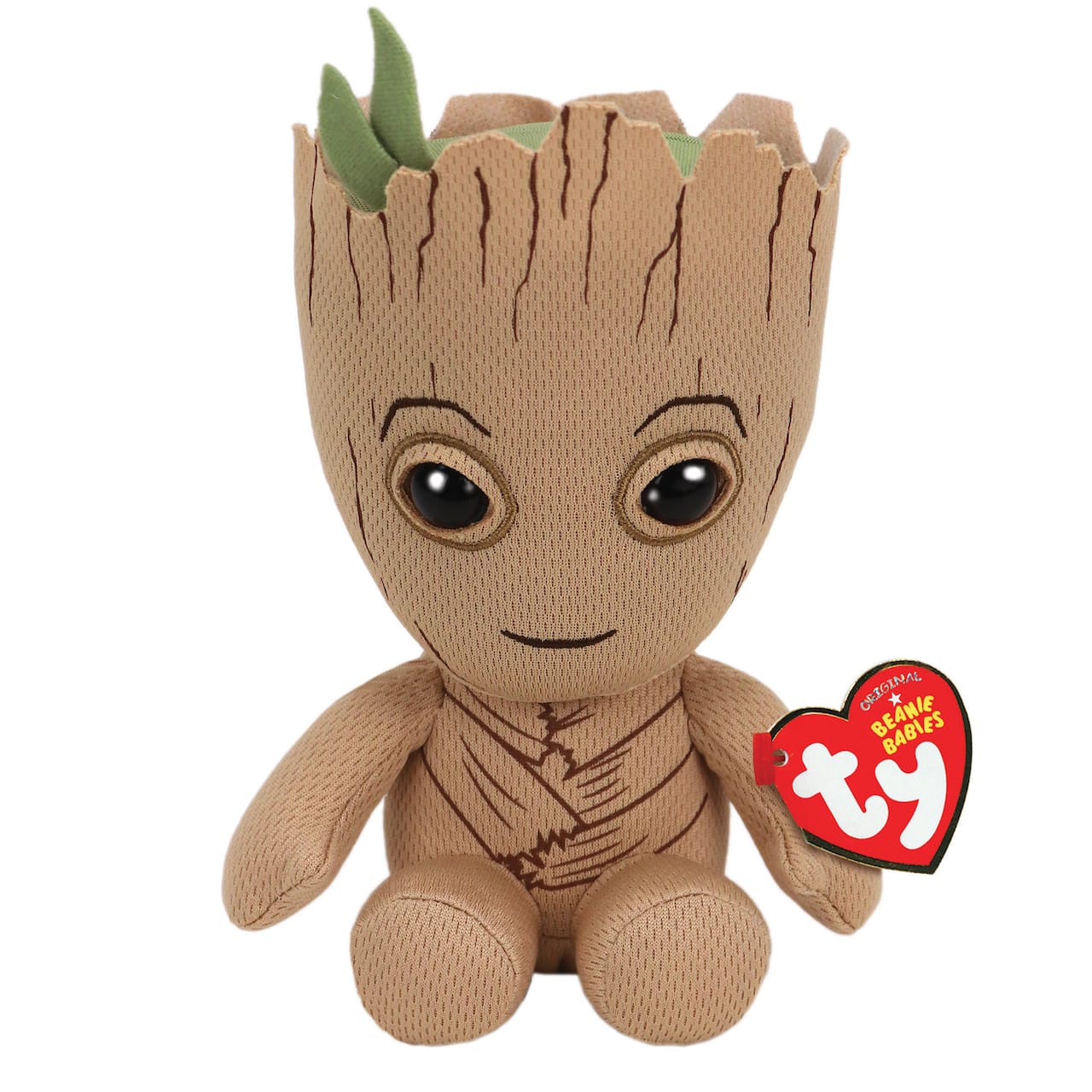Groot l’arbre brun, taille régulière, Beanie Babies de Ty